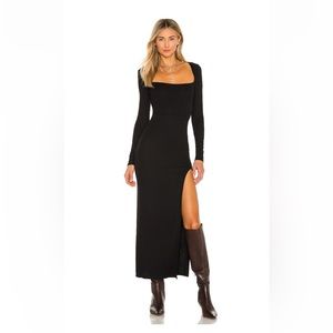 NBD slit midi dress